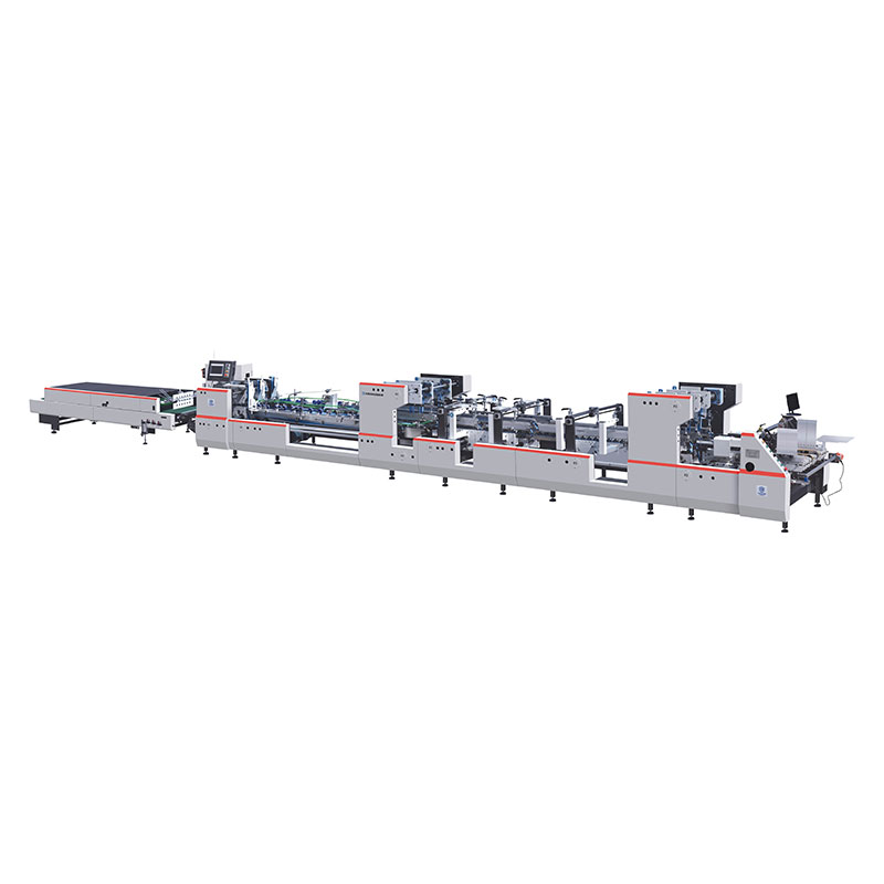 Machine à gluer à fond de verrouillage automatique