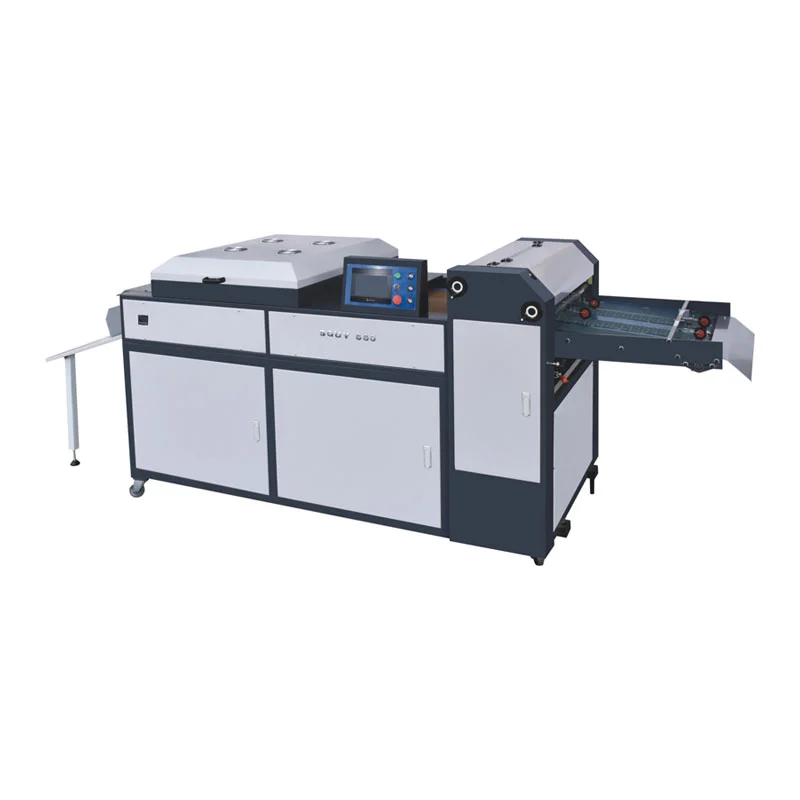 Machine de revêtement UV manuelle en ligne